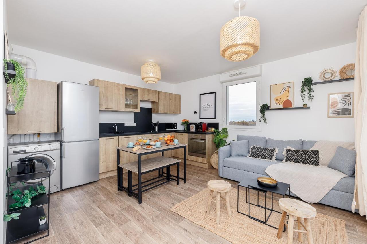 Le Panorama - Chaleureux Et Cosy - Proche Bordeaux Apartment Lormont Exterior foto
